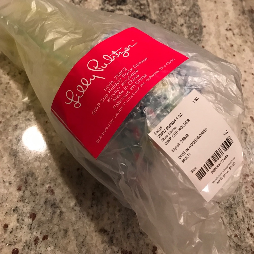 NWT Lilly Pulitzer cup holder
