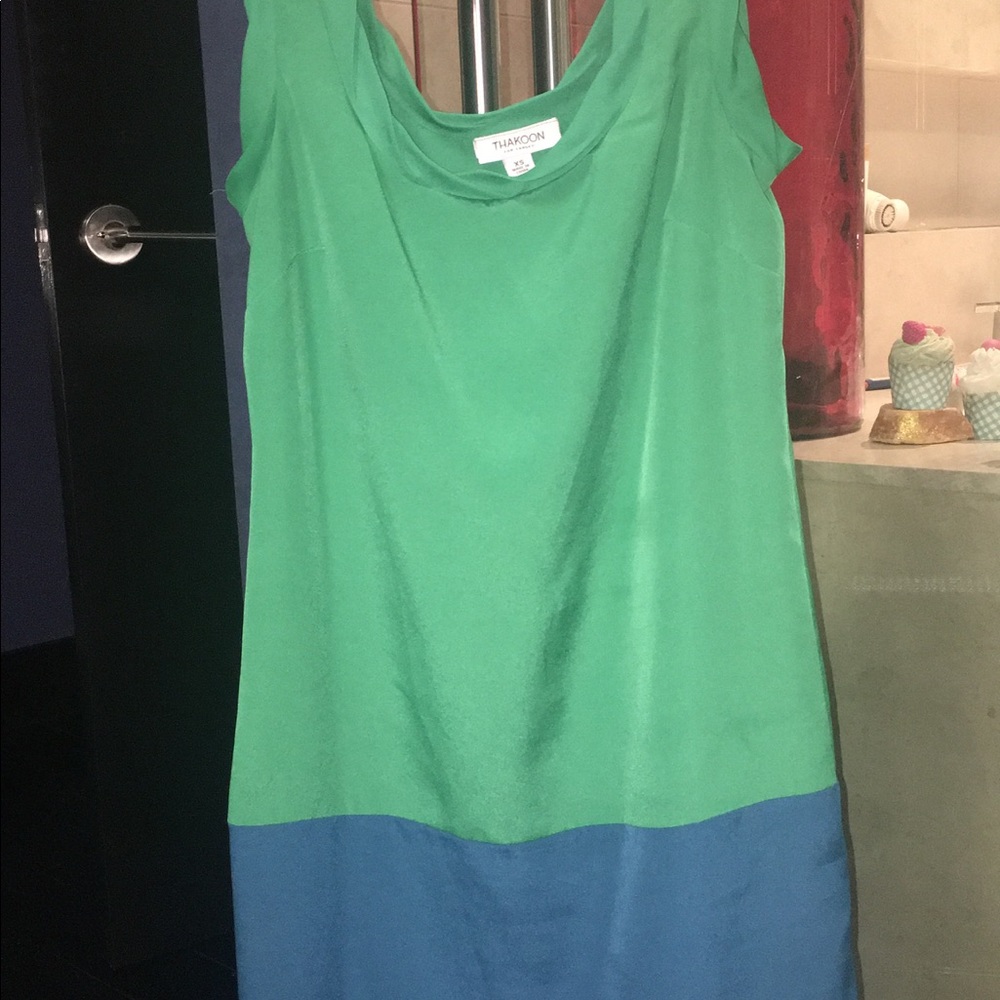 Thakoon for Target Color Block Dress! 👗💚💙