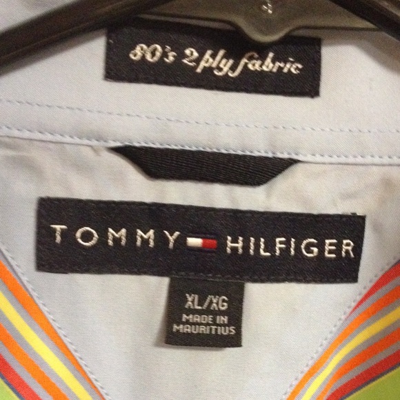 Tommy Hilfiger long sleeve button down shirt XL - Picture 2 of 2
