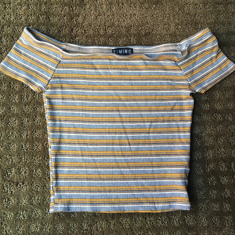 Striped Crop Top