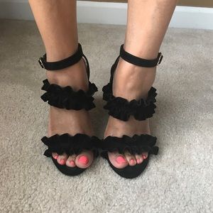 black heels worn a couple of times