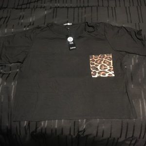 Leopard print black Avenue Shirt