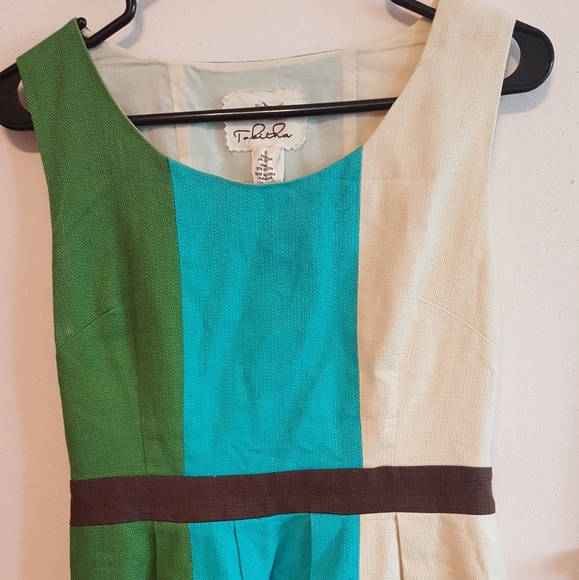 Tri color dress - Picture 1 of 4