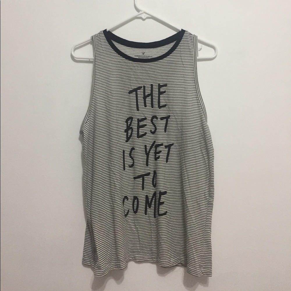 American Eagle Striped tank