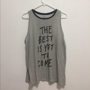 American Eagle Striped tank