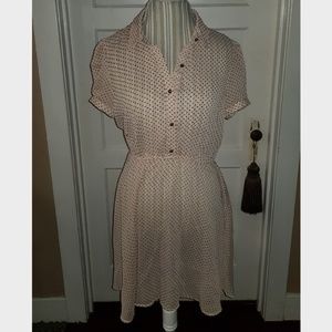 Sheer polka dot dress