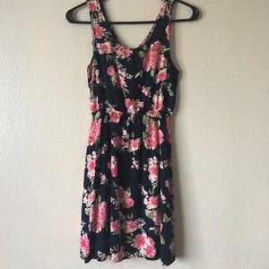 Floral Navy Dress
