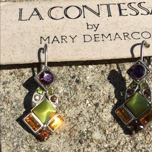 La Contessa earrings and necklace set