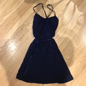 Blue dress