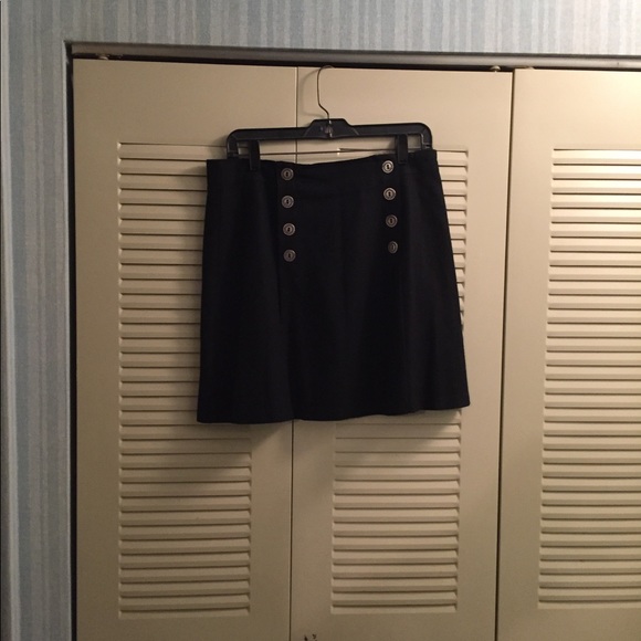 Express Dresses & Skirts - Express Wool Skirt w/Metal Buttons