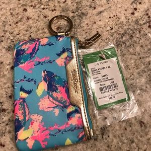 NWT Lilly Pulitzer SHORELY BLUE  Key ID Case