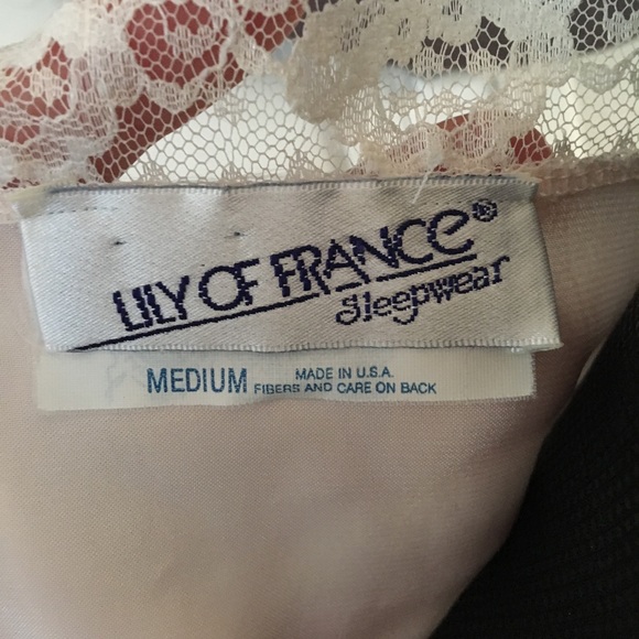 Peach satin robe. Vintage. - Picture 5 of 7
