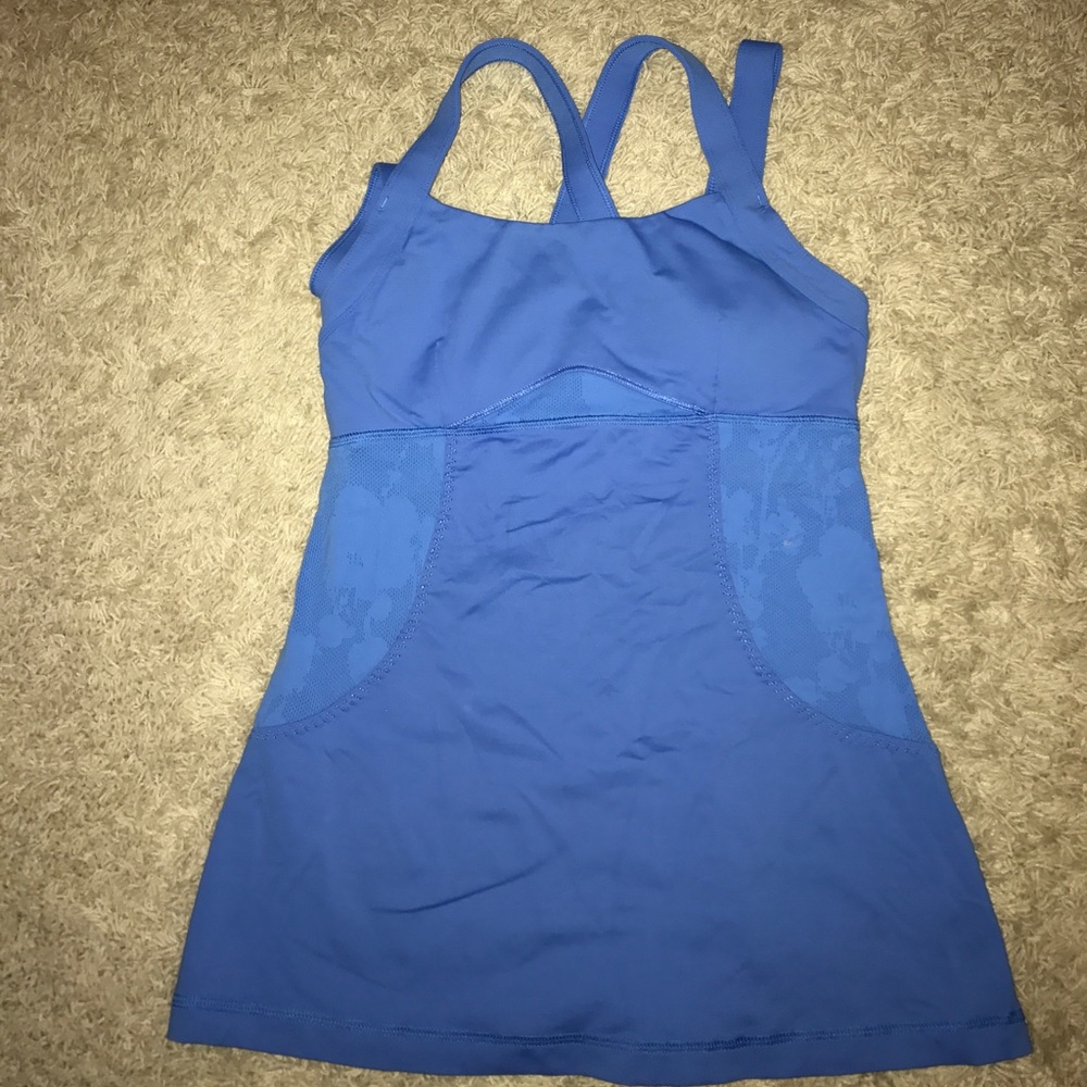 Lululemon blue tank top