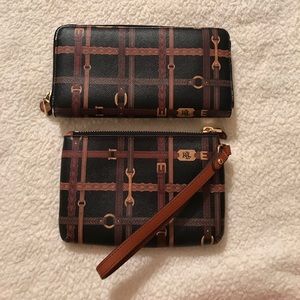Ralph Lauren Wallet and Wristlet Set