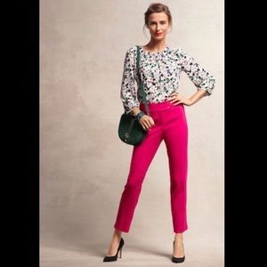 TALBOTS 🌷 Pink Cropped Pants 🌷 Size 4
