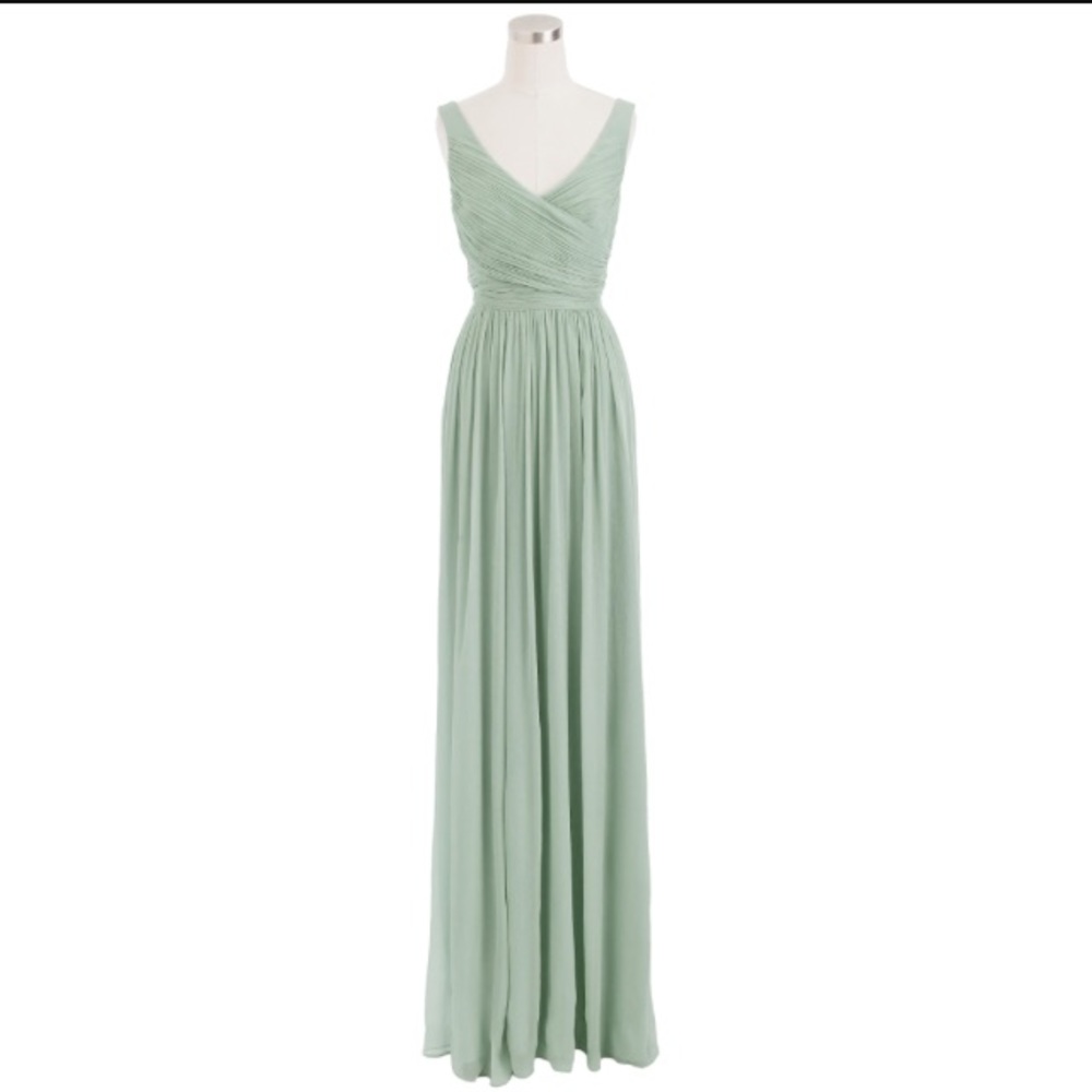 J.Crew Heidi Long Dress / Silk Chiffon