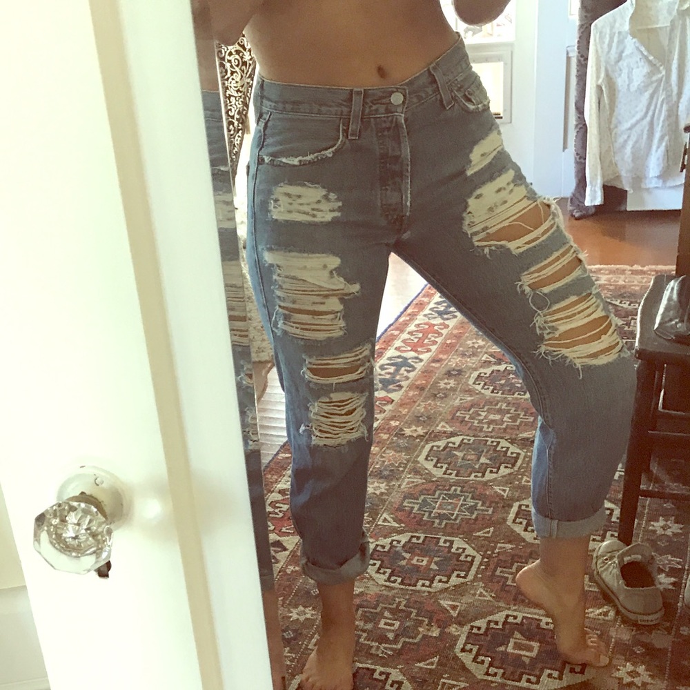 Vintage distressed Levi's