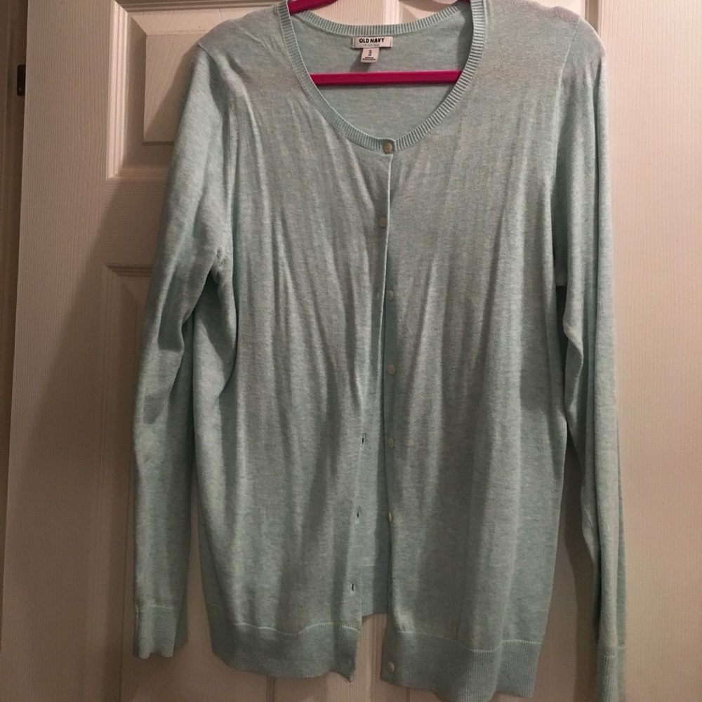 Blue Cardigan