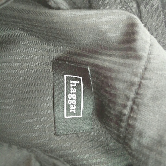 Haggar Mens Size 34 X 30 Flat Front Brown Corduro - Picture 5 of 5