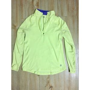 Neon Yellow Hind Long-sleeve Workout T