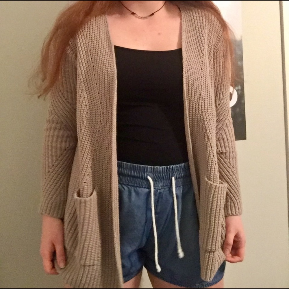 Tan Forever 21 Sweater