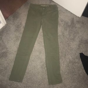 Jeggings- Olive green from american eagle