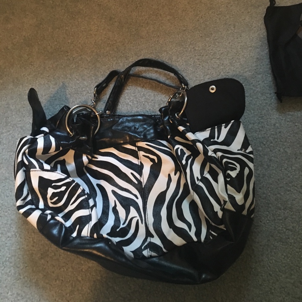 Zebra purse