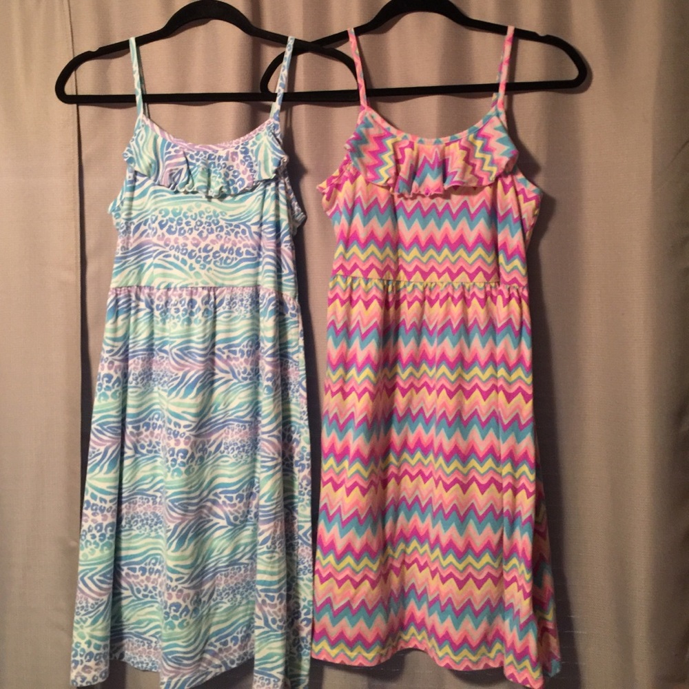 2 Faded Glory Dresses Girls XL 14/16