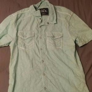 Buckle black turqouise shirt