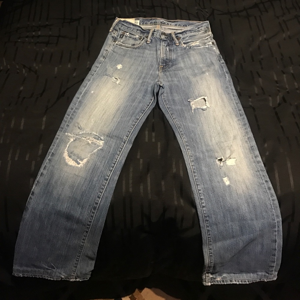 Abercrombie blue jeans