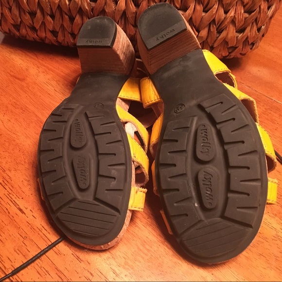 Wolky Lion Slingback Buckle Strap Lace Up Sandal - Picture 4 of 7