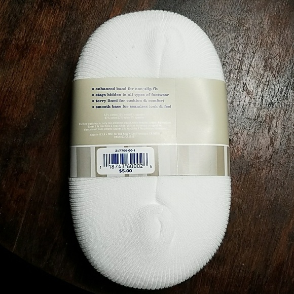 2 packs Old Navy 'Not Socks-$5 tag on back of each - Picture 3 of 8
