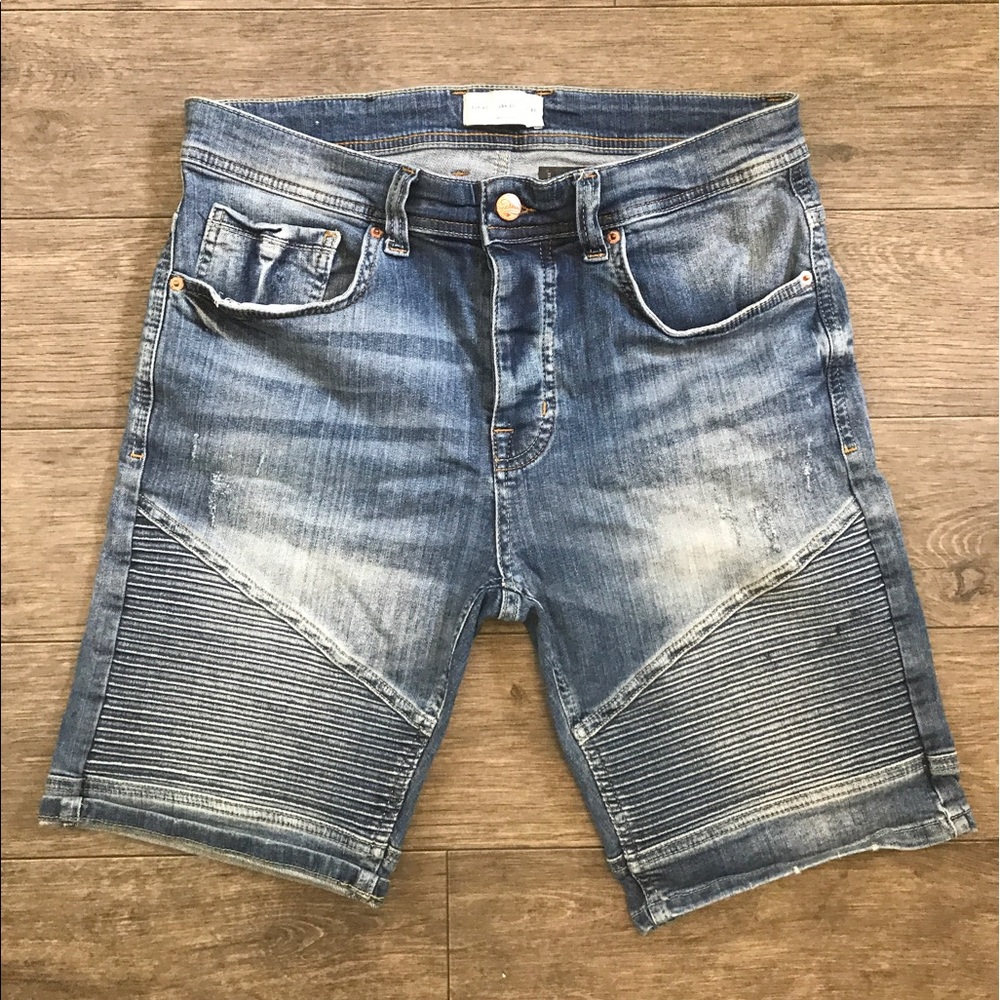 Zara Man Denim Jean Shorts Size 31