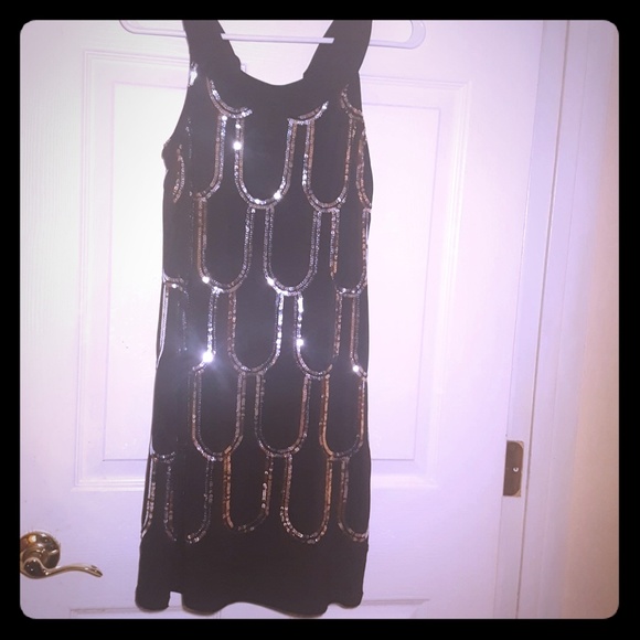 NWT! Silver Sequin LBD 4 NYE! - Picture 2 of 8