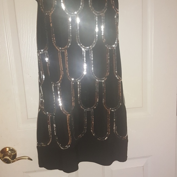 NWT! Silver Sequin LBD 4 NYE! - Picture 4 of 8