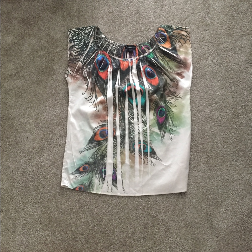 Dressy peacock top