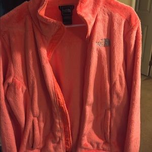 North face fuzzy jacket
