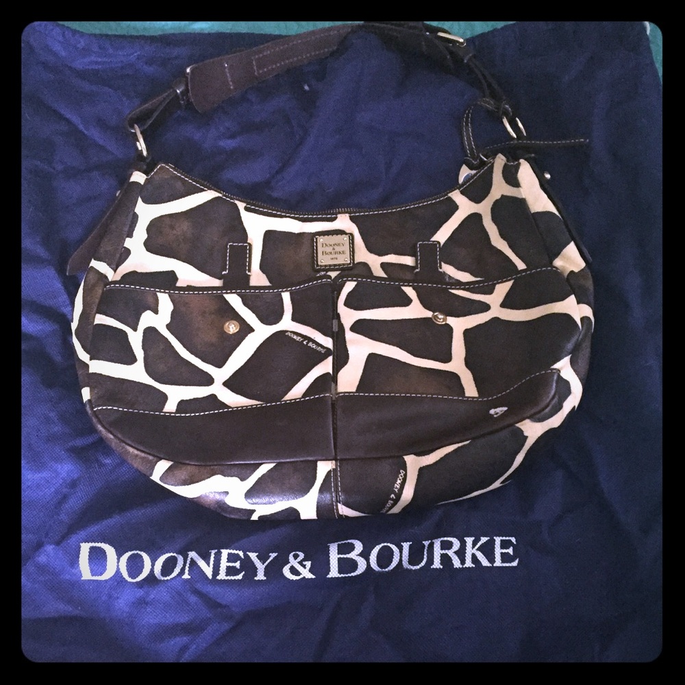 Dooney & Bourke Giraffe Print Hobo Bag