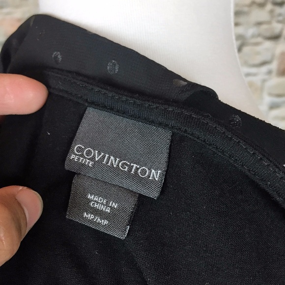 Covington Women's Embellished Sleeveless Blouse - Picture 4 of 4