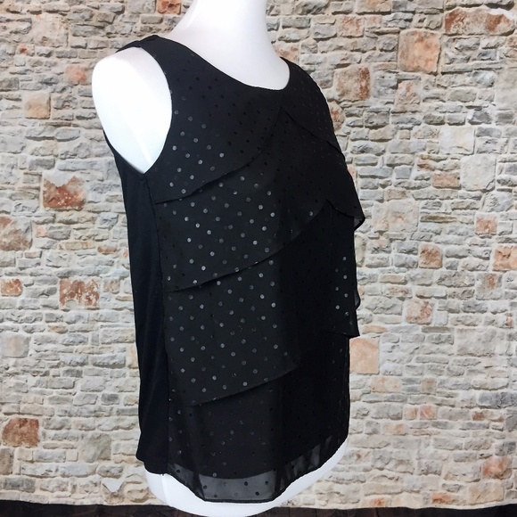 Covington Women's Embellished Sleeveless Blouse - Picture 2 of 4