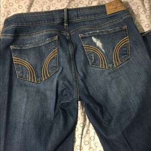 Hollister ripped denim jeans
