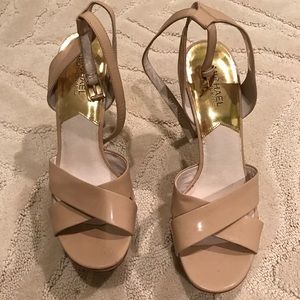Great nude Michael Kors evening heels