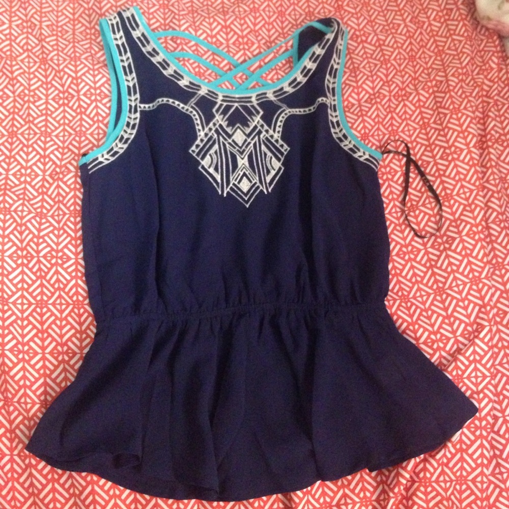Peplum Tank Top