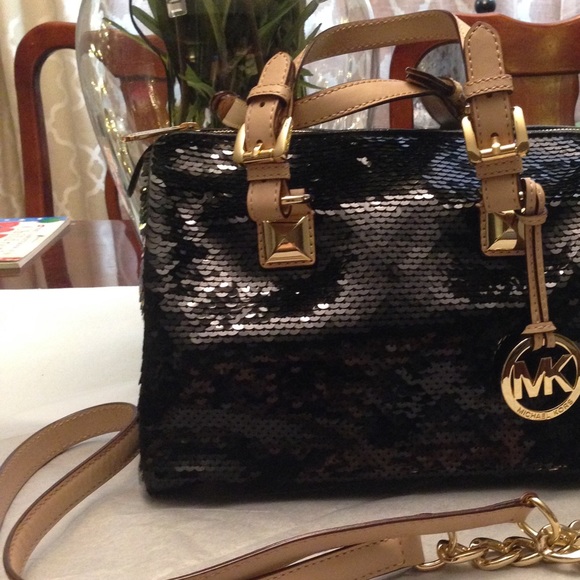 Michael Kors Sequin Satchel - Picture 6 of 6