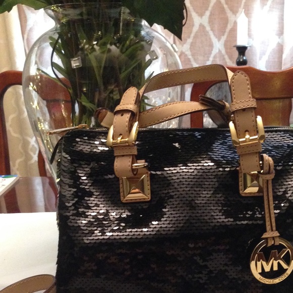 Michael Kors Sequin Satchel - Picture 1 of 6