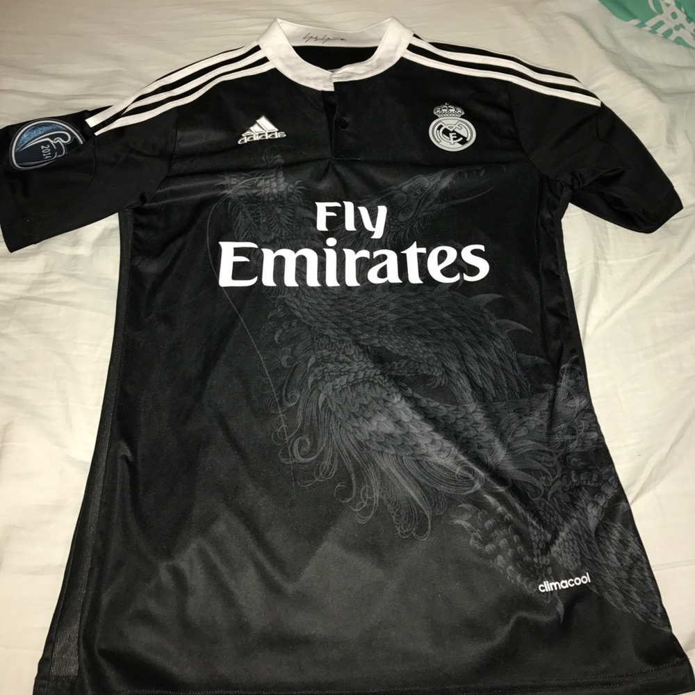 2014 black Real Madrid Gareth bale jersey