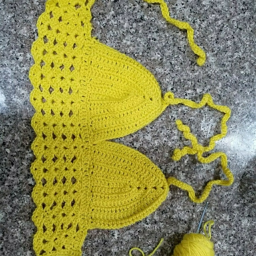 Crochet Lacy Shell Top