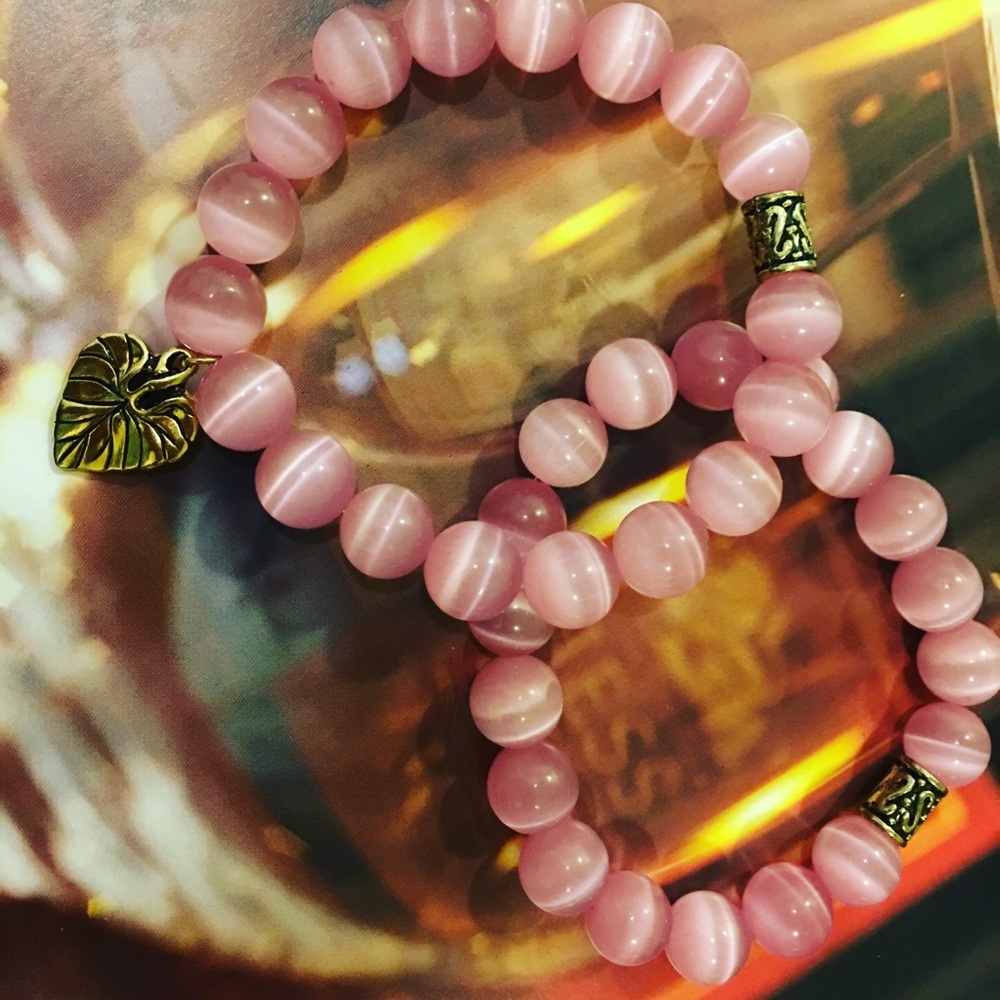 Pretty in pink bracelets