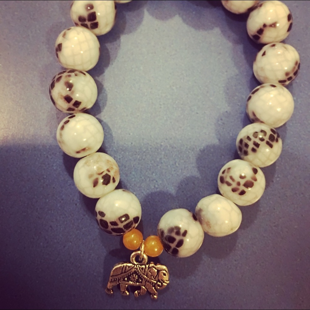 Good luck elephant charm bracelet