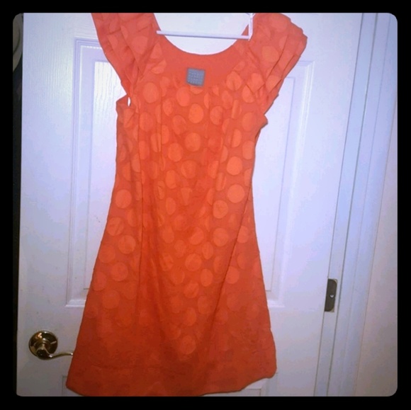 Orange Retro Dress by Rabbit Rabbit Rabbit sz10p! - Picture 6 of 6